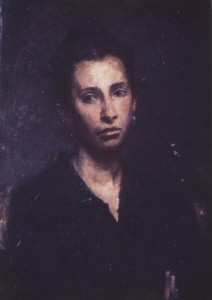 "Портрет Анны Шильниковой"  1986 г. Х.М.  50Х35