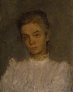 "Портрет жены художника"  (Е.В. Тутунова) 1979 г. К.М. 50Х38